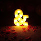 LED Night Light A-Z 0-9 Battery Lamp Wedding Party Decor - EX-STOCK CANADA