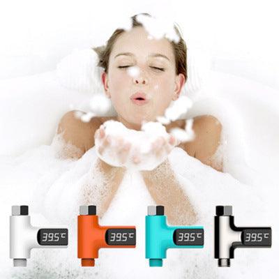 LED Water Temperature Gauge Visible Shower Temperature Meter Child Temperature Control Shower Thermometer - EX-STOCK CANADA