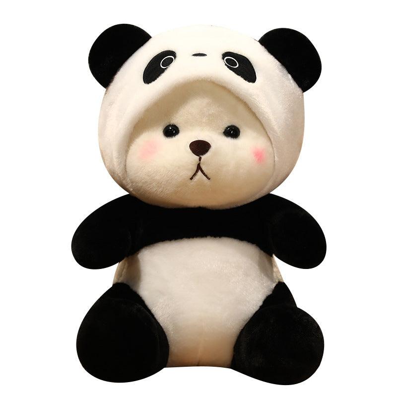 Little Bear Doll Transformation Giant Panda Teddy Plush Toy - EX-STOCK CANADA