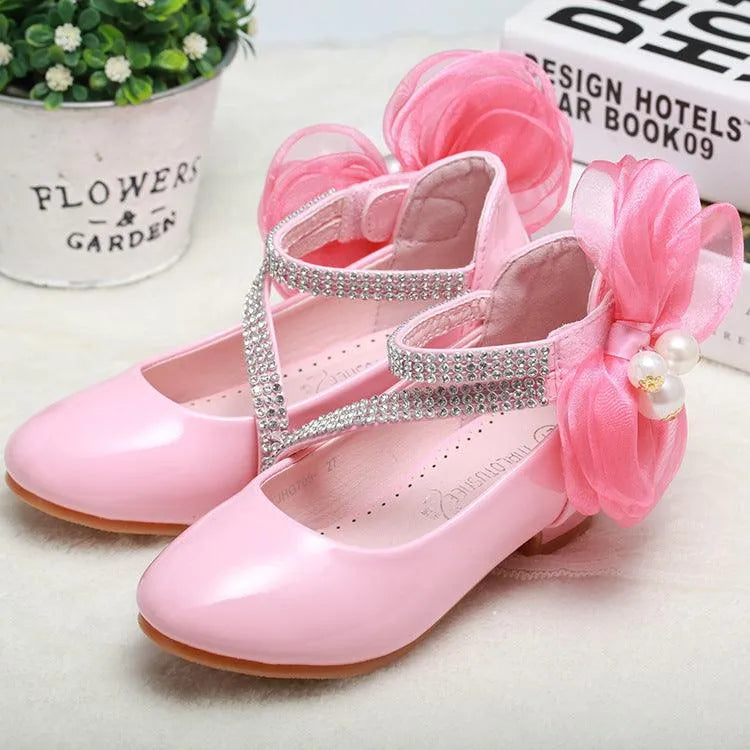 Little High-heeled Big Kids Princess Shoes - EX-STOCK CANADA