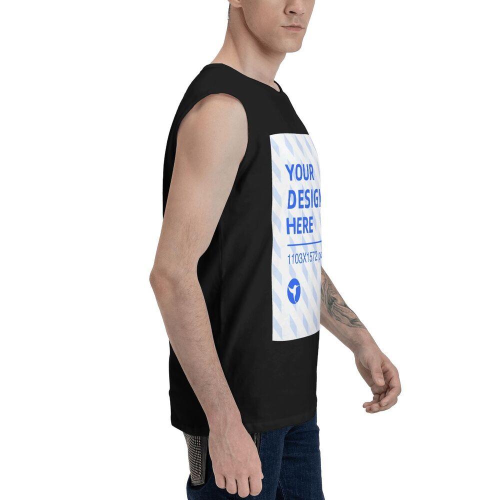 Loose And Simple Men's Sleeveless T-shirt - EX-STOCK CANADA