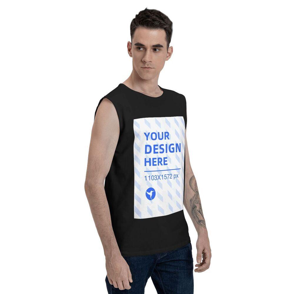 Loose And Simple Men's Sleeveless T-shirt - EX-STOCK CANADA