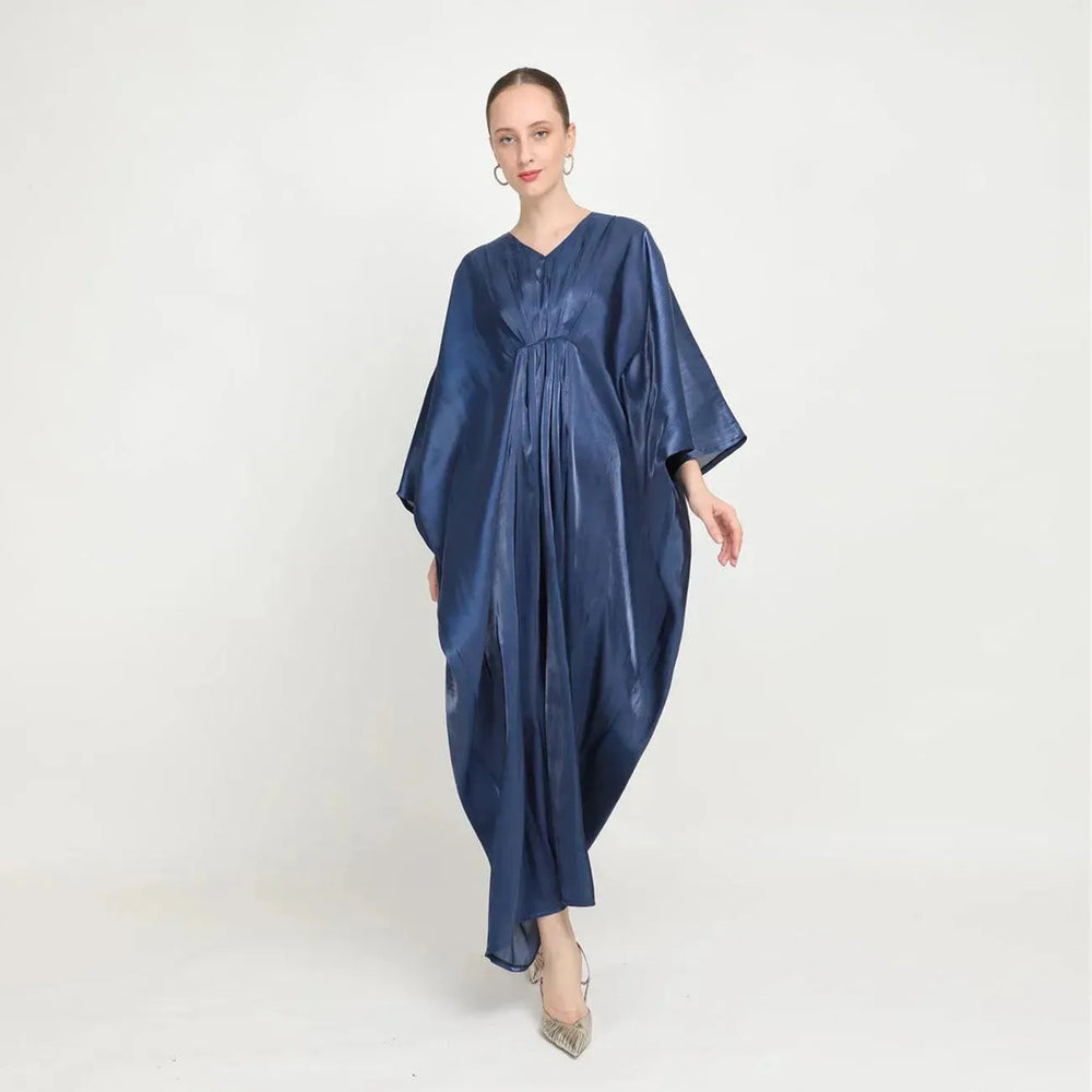 Loose Batwing Long Sleeve Abaya Dress for Arab Dubai Turkey Middle East Women - EX-STOCK CANADA