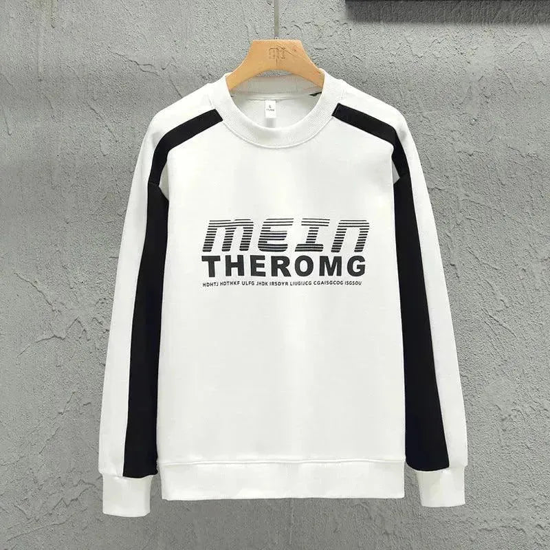 Loose-fitting Casual Round-neck Long Sleeve T-shirt - EX-STOCK CANADA