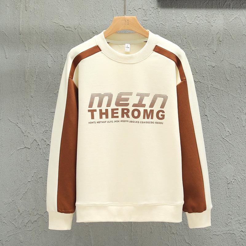 Loose-fitting Casual Round-neck Long Sleeve T-shirt - EX-STOCK CANADA