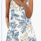 Loose Sleeveless Sling Summer Beach Printed Floral Mini Dress - EX-STOCK CANADA