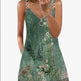 Loose Sleeveless Sling Summer Beach Printed Floral Mini Dress - EX-STOCK CANADA