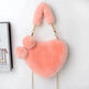 Love Bags Soft Plush Handbags Women Valentine's Day Party Bag - EX-STOCK CANADA