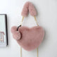 Love Bags Soft Plush Handbags Women Valentine's Day Party Bag - EX-STOCK CANADA