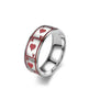 Lucky Of Spades Titanium Steel Magic Playing Card Stainless Steel Ring - EX-STOCK CANADA