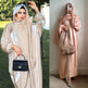 Lustre Batwing style Abaya Dress for Arab Dubai Turkey Middle East Women - EX-STOCK CANADA