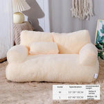 Luxury Anti Slip Pet's Warm Comfortable Plush Bed Sofa - EX-STOCK CANADA