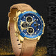 Luxury Men's Waterproof Sports Leather Strap Electronic Multi-function Watch - EX-STOCK CANADA