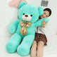 Macaron Teddy Bear Plush: Soft 80-100cm Cotton Toy - EX-STOCK CANADA