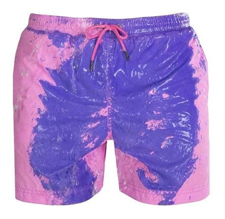 Magical Change Color Beach Shorts Summer Men Swimming Trunks Swimwear Swimsuit Quick Dry bathing shorts Beach Pant - EX-STOCK CANADA