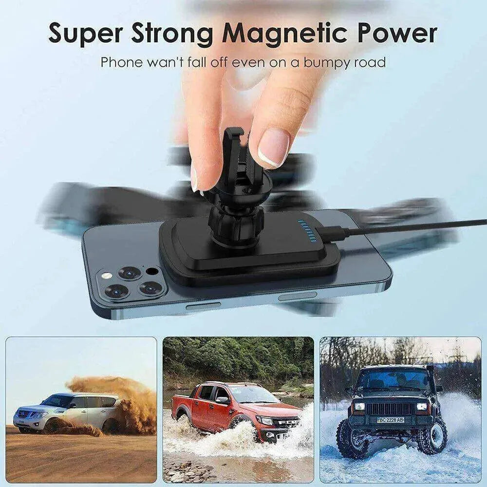 Magnetic Wireless Car Vent Phone Holder + Fast Charger - EX-STOCK CANADA