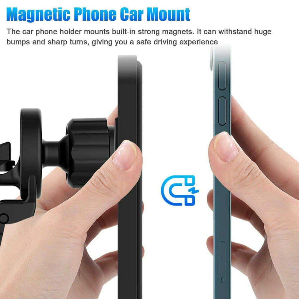 Magnetic Wireless Car Vent Phone Holder + Fast Charger - EX-STOCK CANADA