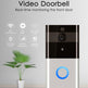 Marlboze 720P WIFI Visual Doorbell Wireless Intercom Doorbell PIR Motion Detection Night View SD card Video Smart Doorbell Ring - EX-STOCK CANADA