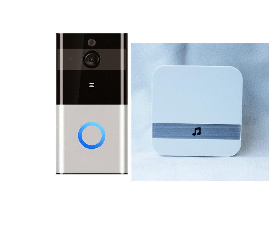 Marlboze 720P WIFI Visual Doorbell Wireless Intercom Doorbell PIR Motion Detection Night View SD card Video Smart Doorbell Ring - EX-STOCK CANADA