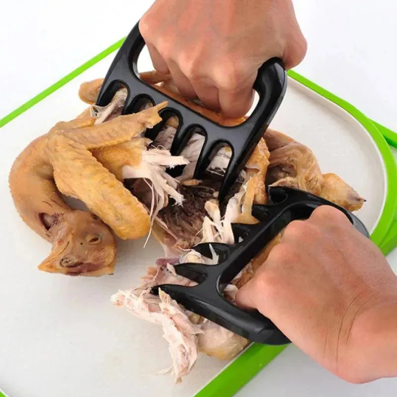 Maunal Bear Claw Meat Shredder Barbecue Fork Pork Separator Fruit Vegetable Slicer Cutter Kitchen Cooking BBQ Grill Accessories - EX-STOCK CANADA