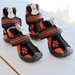 Medium And Large Dogs Printed Suede Cotton Shoes - EX-STOCK CANADA