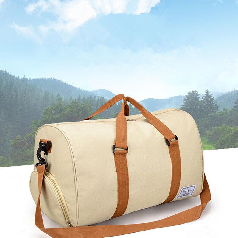 Men & Ladies Sports Duffle Travel Bag Lager Canvas Leisure Work Gym Holdall Bags - EX-STOCK CANADA