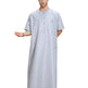 Men's Arab Short-sleeved Solid Color Robe - EX-STOCK CANADA