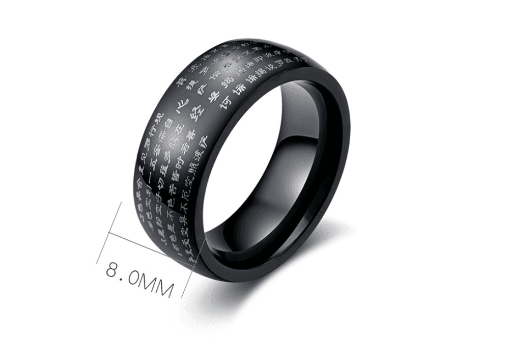 Men's Ban Ruoxin Sutra Ring - EX-STOCK CANADA