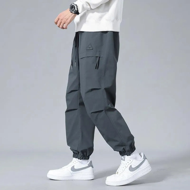 Men's Casual Baggy Straight Trousers - EX-STOCK CANADA