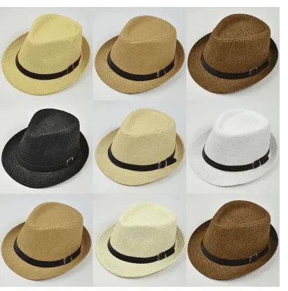 Men's casual straw hats for summer trips: trendy sunshade! - EX-STOCK CANADA