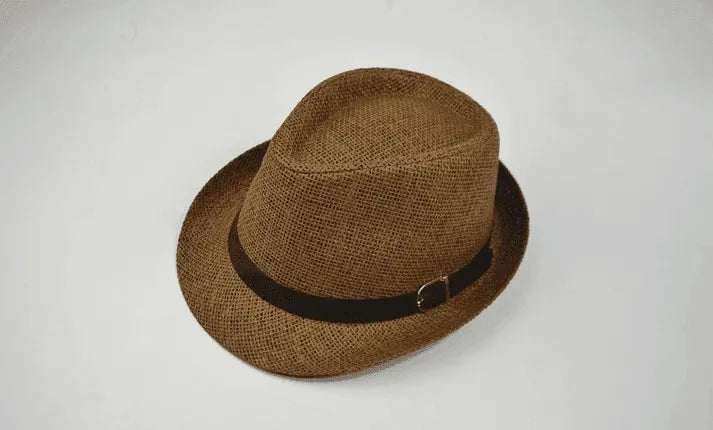 Men's casual straw hats for summer trips: trendy sunshade! - EX-STOCK CANADA