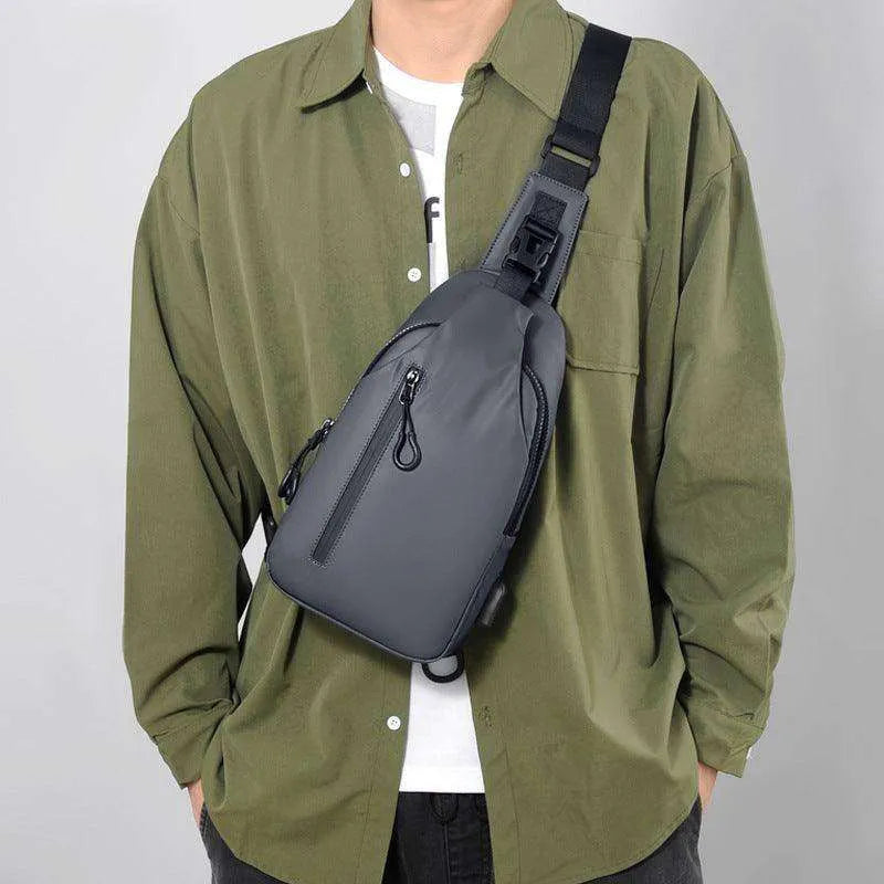 Men's Chest Bag Fashion Trendy One Shoulder Messenger - EX-STOCK CANADA