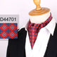 Men's Elegant Silk Scarf Floral Collar Mouth Napkin - EX-STOCK CANADA