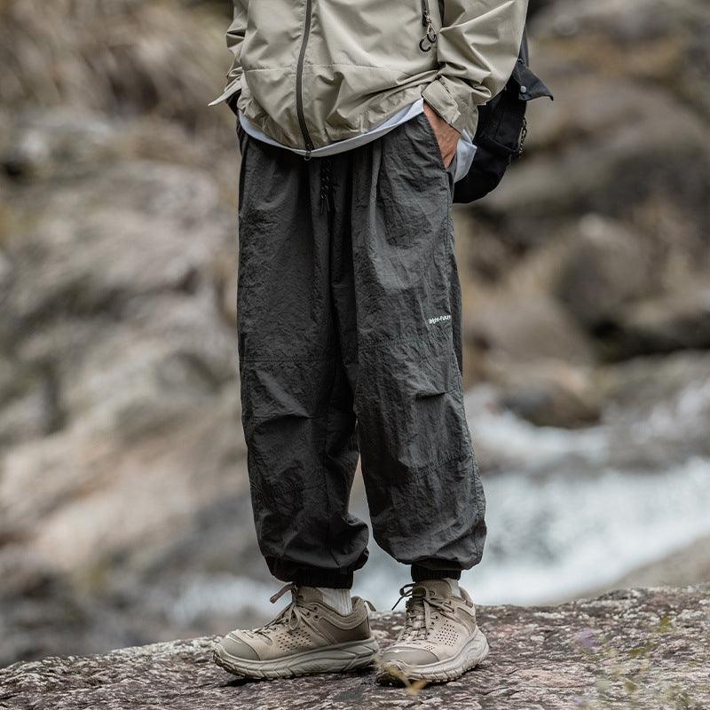 Men's Fashion Ankle-tied Loose Waterproof Workwear Pants - EX-STOCK CANADA