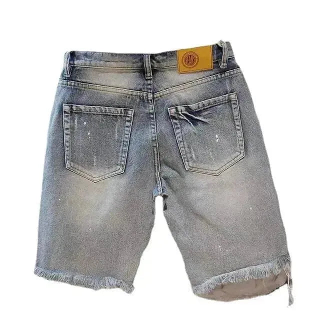 Men's Fashion Casual Ripped Denim Shorts - EX-STOCK CANADA