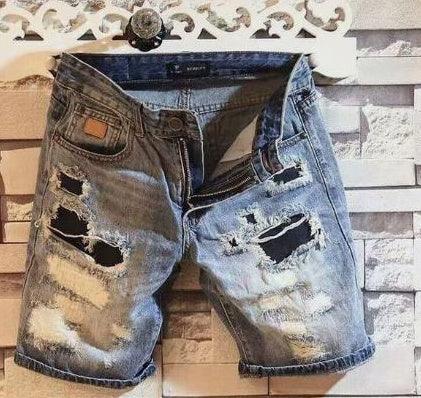 Men's Fashion Casual Ripped Denim Shorts - EX-STOCK CANADA