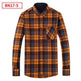 Men's Fashion Leisure Warm Plaid Shirt Coat - EX-STOCK CANADA