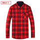 Men's Fashion Leisure Warm Plaid Shirt Coat - EX-STOCK CANADA