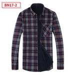 Men's Fashion Leisure Warm Plaid Shirt Coat - EX-STOCK CANADA