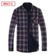 Men's Fashion Leisure Warm Plaid Shirt Coat - EX-STOCK CANADA