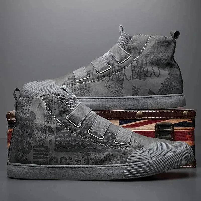 Men's High-top Camouflage Canvas Shoes Youth Fashion Casual Shoes - EX-STOCK CANADA