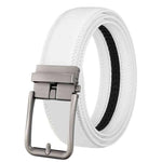 Men's Leather Belt Automatic Buckle Simple Hollow - EX-STOCK CANADA