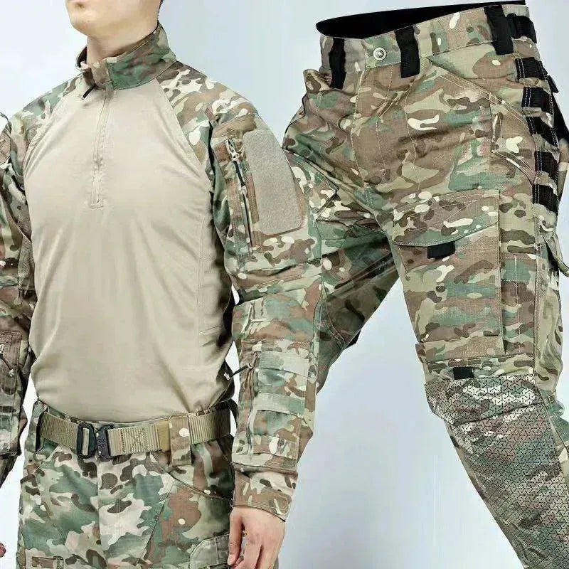 Men's Long Sleeve Spring And Autumn Training Wear Camouflage Suit - EX-STOCK CANADA