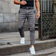 Men's Plaid Print Pants Casual Loose And Thin Trousers - EX-STOCK CANADA