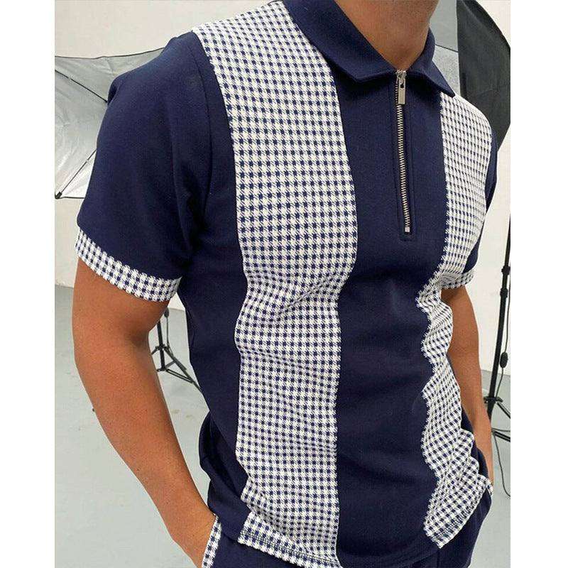 Men's Polo Short-Sleeve Summer Hedging Style Shirt - EX-STOCK CANADA