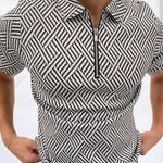 Men's Polo Short-Sleeve Summer Hedging Style Shirt - EX-STOCK CANADA