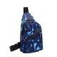 Men's Print Sling Chest & Crossbody Bag With Earphone access Design - EX-STOCK CANADA