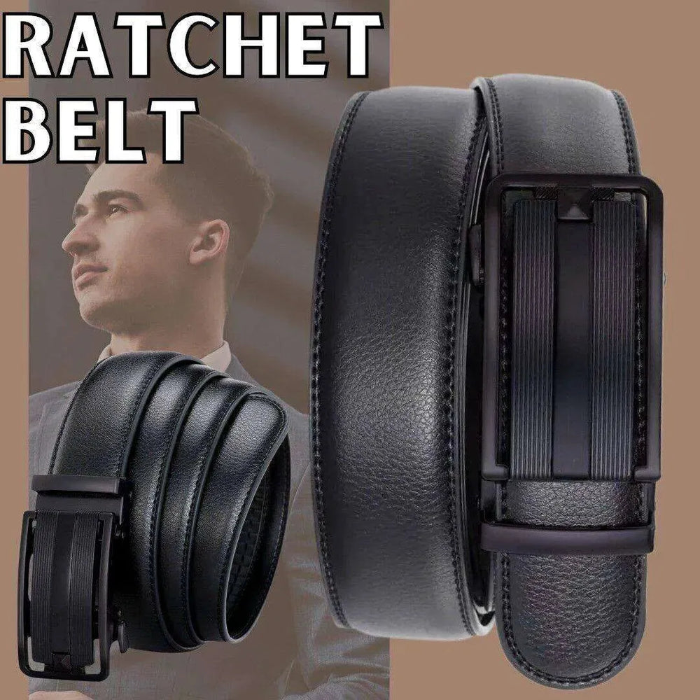 Men's Ratchet Belt Leather Mens Belt With Slide Buckle Ratchet Belts For Men USA - EX-STOCK CANADA