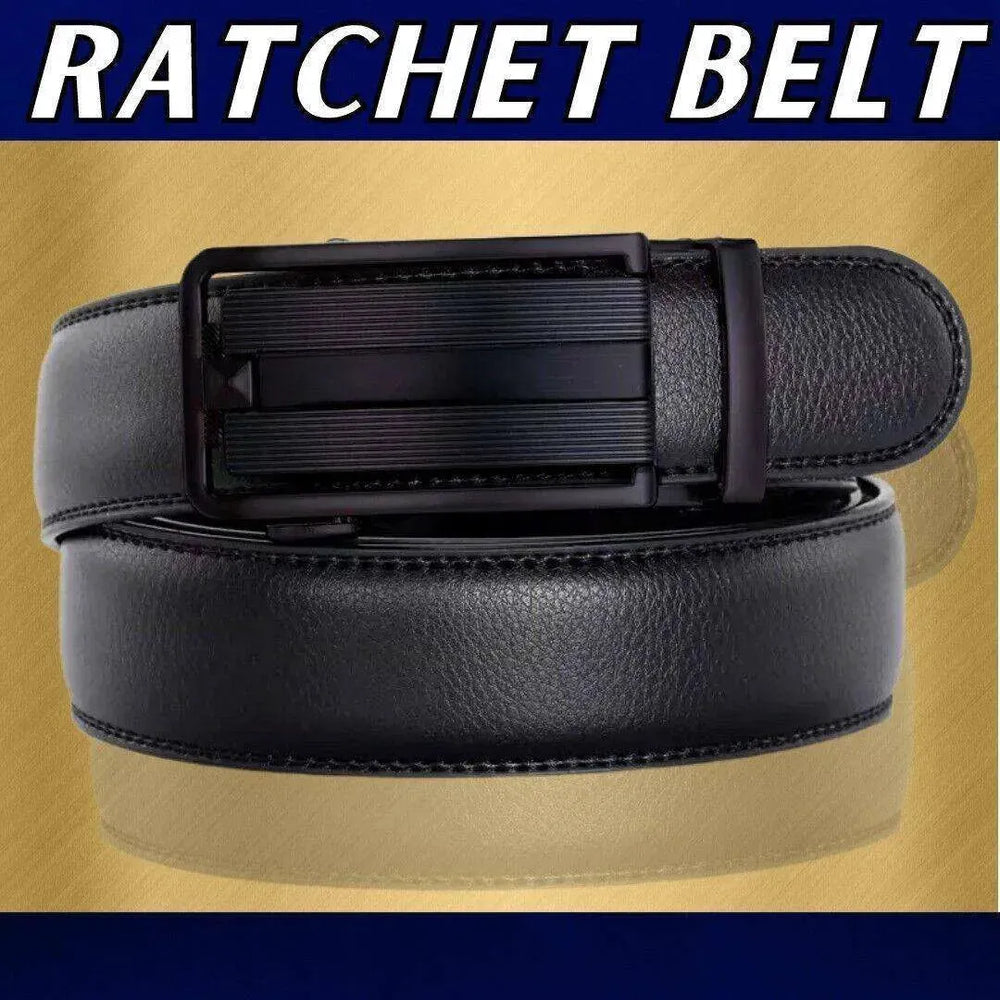 Men's Ratchet Belt Leather Mens Belt With Slide Buckle Ratchet Belts For Men USA - EX-STOCK CANADA