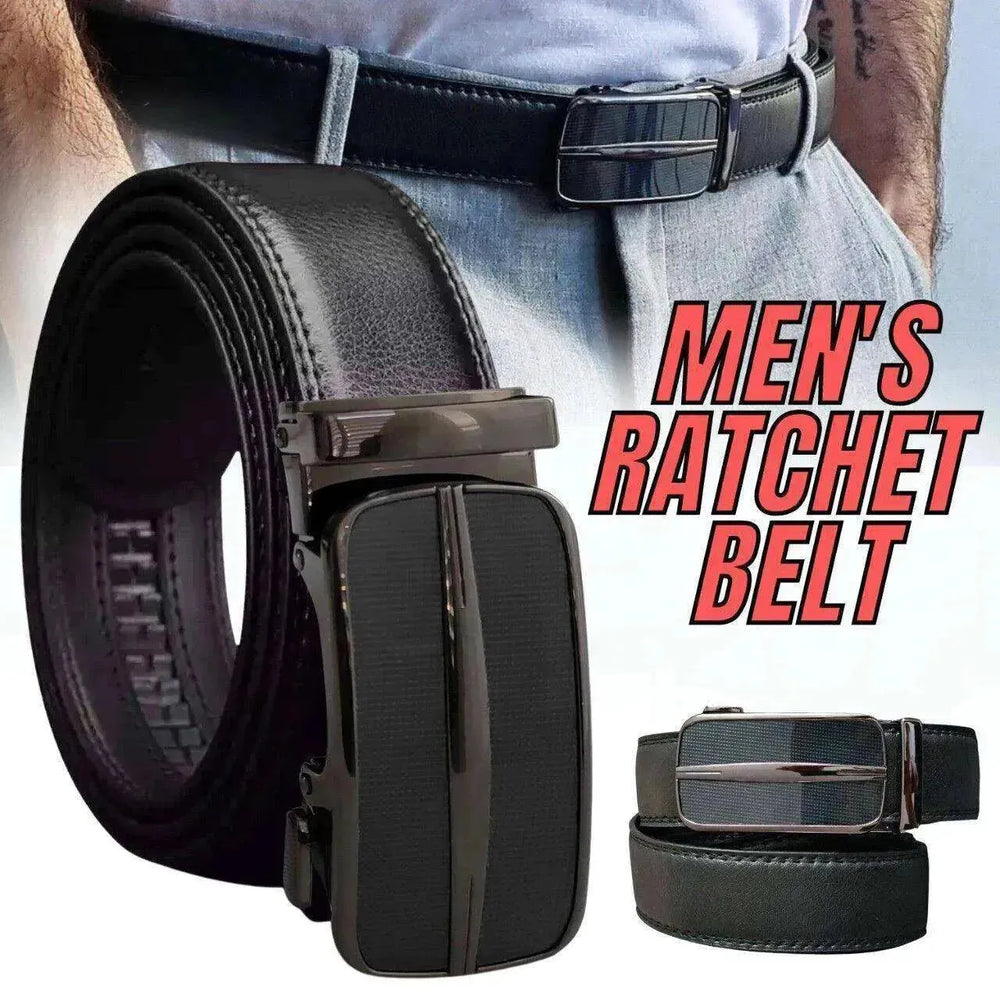 Men's Ratchet Belt Leather Mens Belt With Slide Buckle Ratchet Belts For Men USA - EX-STOCK CANADA